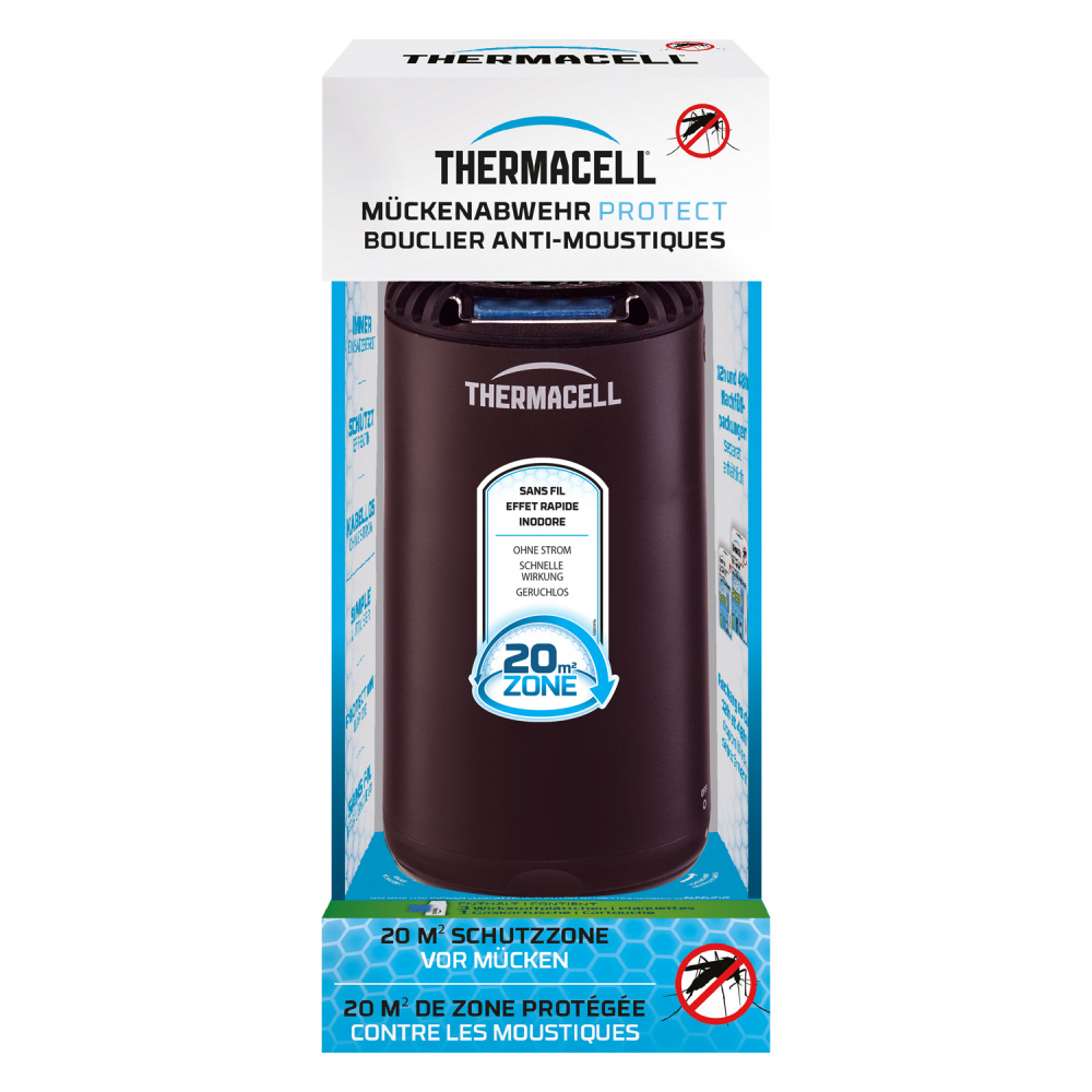 Conditionnement du diffuseur anti-moustiques Thermacell pour 12 heures de protection extérieure
