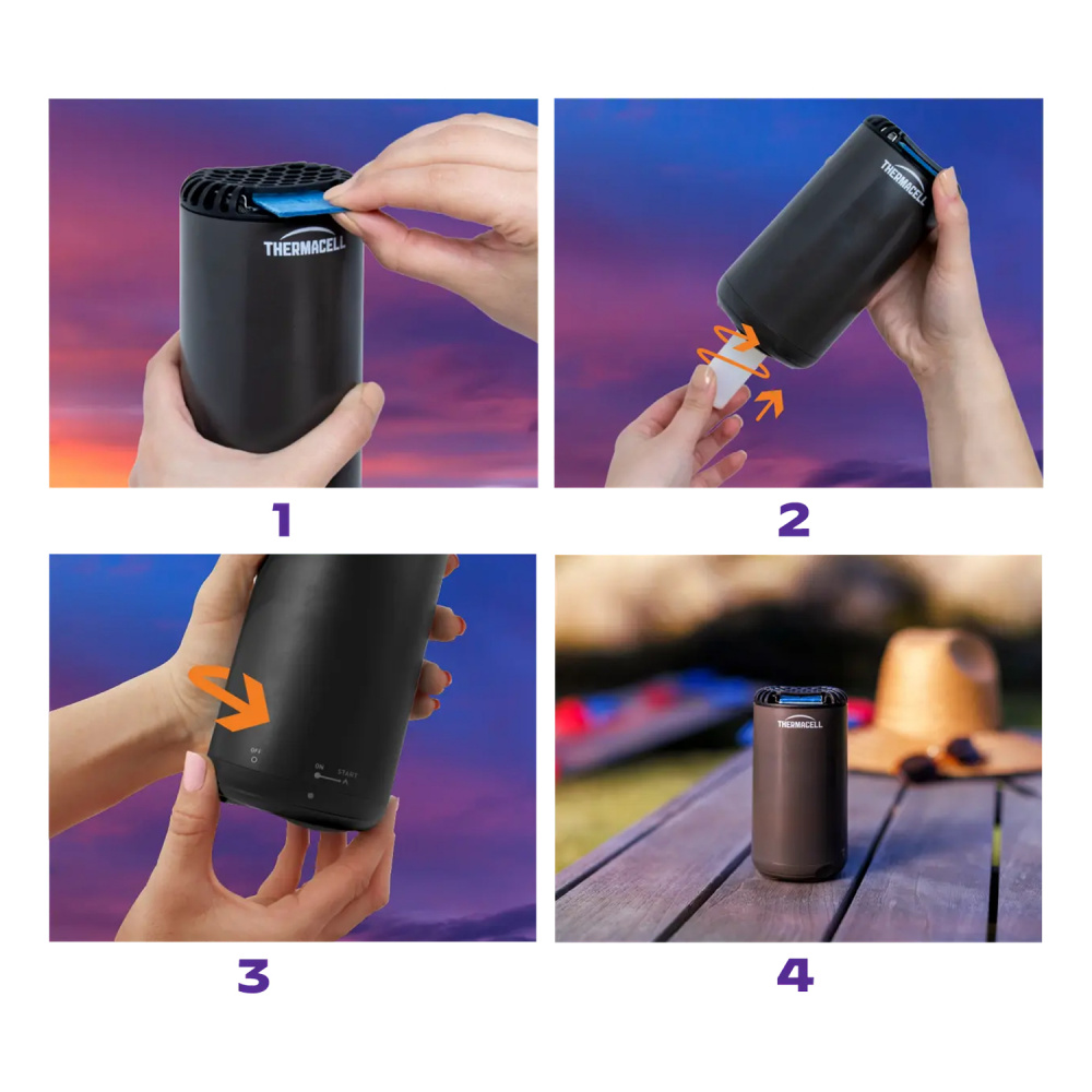 Mode d'emploi du diffuseur répulsif à moustiques Thermacell