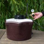 mise en situation du kit CO2 Biogents pour les pièges à moustiques Bg-Mostiquaire