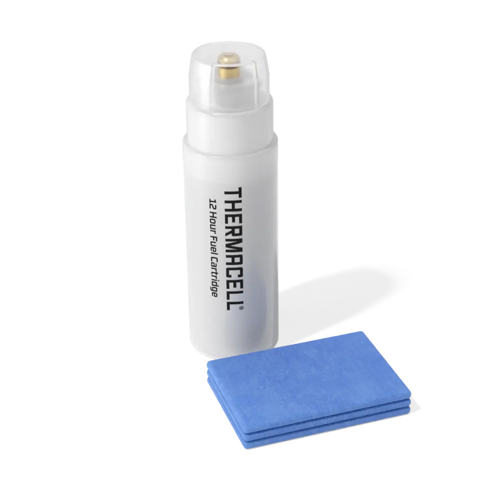 Kit pour appareil répulsif anti-moustiques Thermacell - 1 bouteille de butane et 3 plaquettes de pyrèthre