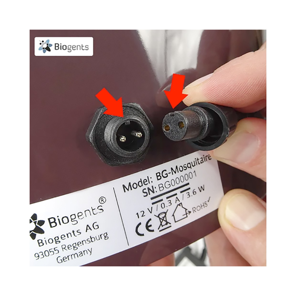 Rallonge pour connecter un piège à moustique Biogents