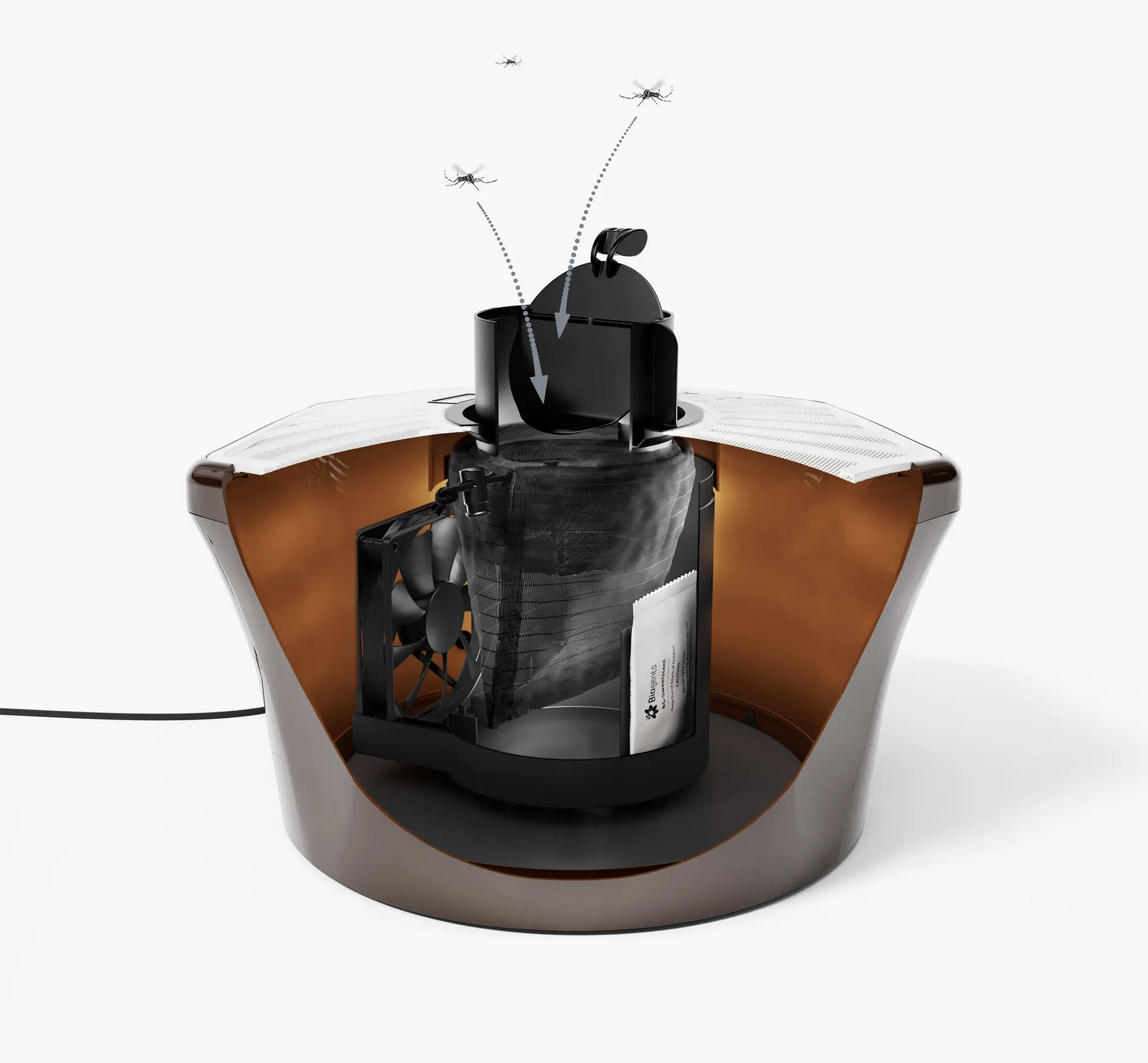 fonctionnement du piège à moustique bg-mostiquaire de chez Biogents