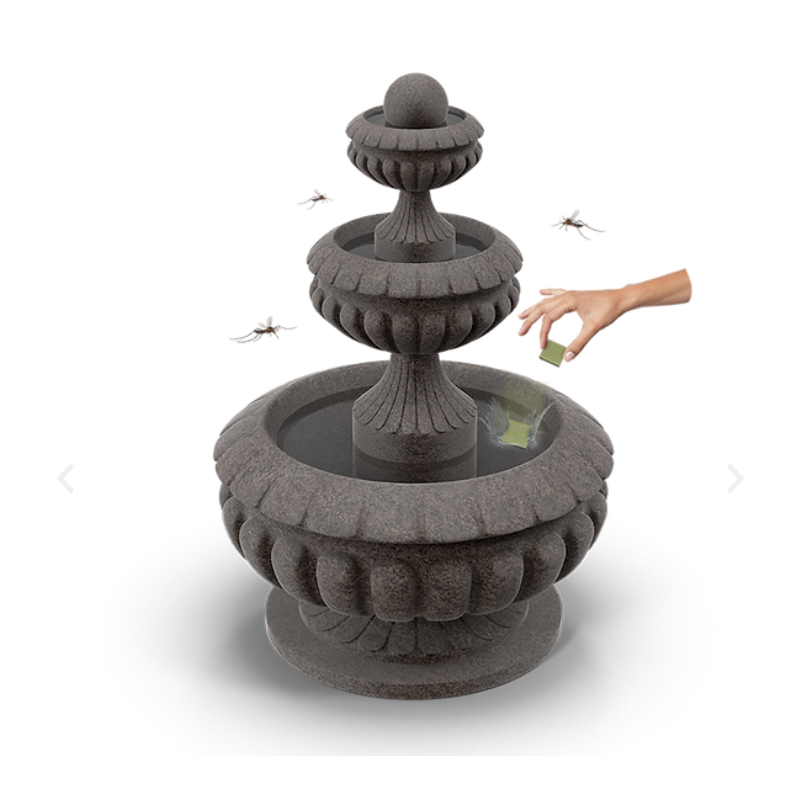 Tablette larvicide pour moustiques de chez Inzecto traitement des eaux stagnantes